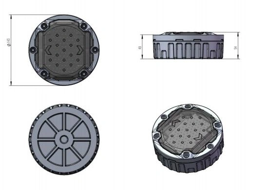 Dimension reference from supplied catalog REV.2.1