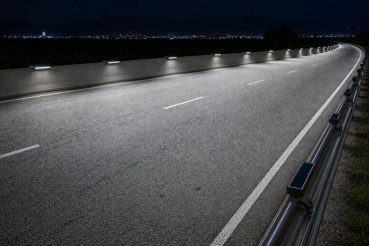 Solar RoadGuide highway application concept